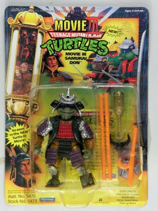 Playmates Toys Tmnt Teenage Mutant Ninja Turtles Movie Iii Samurai Don