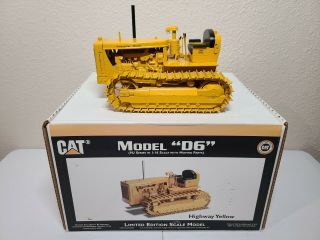 Caterpillar Cat Model D6 Crawler Tractor 9u Series - Riecke Ccm 1:16 Scale Model