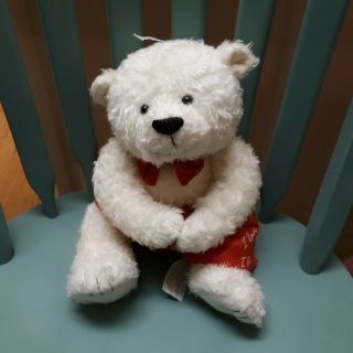 Vintage Stuffed Teddy Bear With I Love You On Shorts