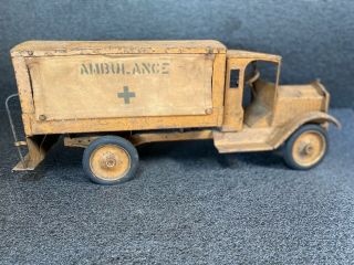 Keystone Pressed Steel Wwi Packard Ambulance Canvas Military Army Truck 1920 