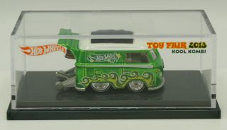 Hot Wheels 2013 Toy Fair Exclusive Vw Kool Kombi Bus Van Case Never Opened