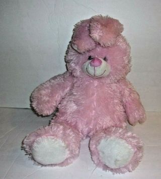 Goffa Pink Plush Bunny Rabbit Easter Large Stuffed Animal Toy 19 "