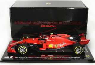 Bbr 1/18 Ferrari Sf90 16 Charles Leclerc Winner Spa Belgium Gp 2019 Bbr191826st