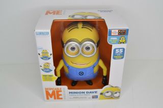 Despicable Me 2: Minion Dave Talking Farting Action Figure 9” Toy