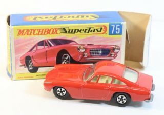 Matchbox Superfast No 75 Ferrari Berlinetta Red - Flawless - Vintage