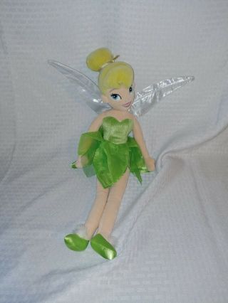 Disney Tinkerbell Plush Stuffed Doll Peter Pan Fairy Toy Neverland 22 "