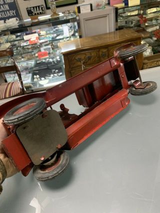 Vintage Turner 1930’s Pressed Steel Fire Truck 15 1/2” - 10586 5