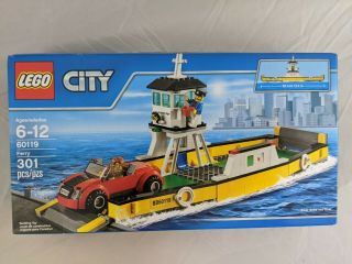 Lego City 60119 Ferry And - Dented Box