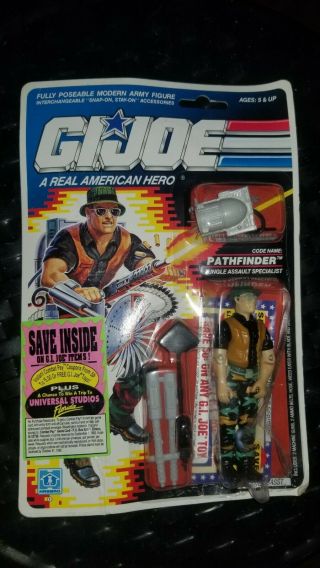Gi Joe Moc Pathfinder 1989 Rare Arah 1980s Hasbro