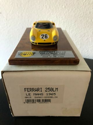 Bbr 1/43 Qr15 1965 Ferrari 250 Lm - Very Rare,  No Amr,  Le Phoenix,  Make Up,  Mr