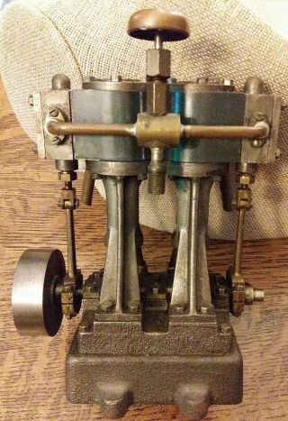Vintage Stuart Turner Double Vertical Steam Engine Model D10