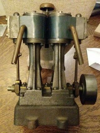 Vintage Stuart Turner Double Vertical Steam Engine Model D10 2