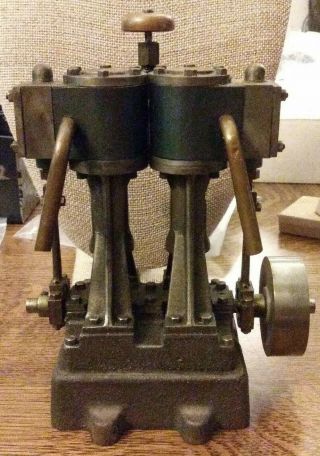 Vintage Stuart Turner Double Vertical Steam Engine Model D10 3