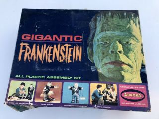 AURORA Model Kit Gigantic Frankenstein Kit No 470 - 498 Vintage 1964 3