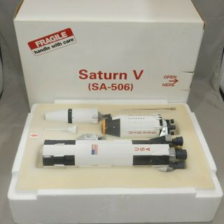 Danbury Saturn V Sa - 506 Apollo 11 Nasa Diecast Model Rocket Scale 1:250