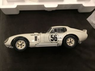 Exoto 1:18 Shelby Cobra Daytona Coupe 56 Schlesser/simon At Nurburgring,  White