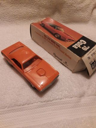 Mpc 1970 Vitamin C Orange Plymouth Barracuda Hemi Cuda Dealer Promo With Or.  Box
