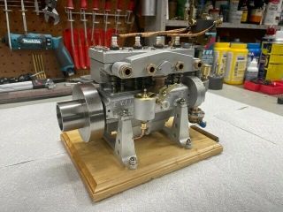 Elmer Wall 50cc Inline 4 Model Gas Engine 3