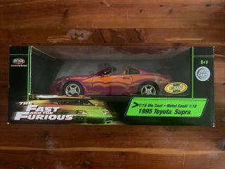 Ertl The Fast And The Furious 1995 Toyota Supra 1 Of 5000 1:18