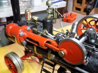 Live Steam Traction Engine and Thresher Models Scratch Built in 1980 ' s 3