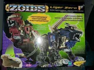 Zoids 1/72 Liger Zero X 054 Motorized Kit Hasbro Factory Box Has Damage