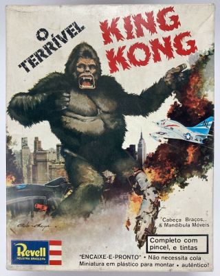 King Kong O Terrivel Revell Kikoler Brazileira No.  H - 703 Copyright Year 1974