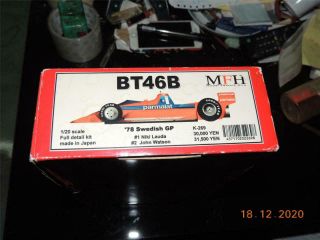 Model Factory Hiro 1/20 F1 Brabham Bt46b Fan Car Kit Mfh Box