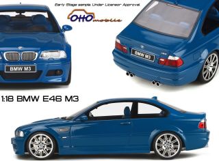 Ltd Otto Models 1:18 - Bmw M3 E46 Laguna Seca - Blue Ot790 - Ottomobile
