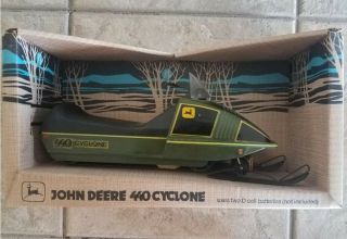 John Deere 440 Cyclone Snowmobile Vintage - Never Removed From Package