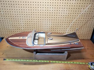 Dumas 1232 27 " Chris Craft 1955 Cobra Boat Kit 1/8th Scale Model Wood Rc Built