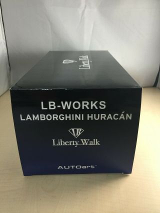 Autoart 1/18 Liberty Walk Lb - Lamborghini Urakan Metallic Sky Blue