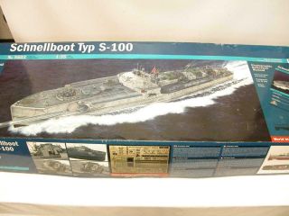 1/35 Italeri Schnellboot Type S - 100 Torpedo Schnell Boat Plastic Model Kit 5603