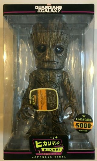 Guardians Of The Galaxy Groot Hikari Premium Sofubi Vinyl Figure -