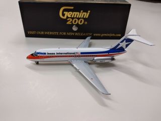 Gemini Jets 1:200 Texas International Mcdonnell Douglas Dc - 9 - 15 G2tia224 N1307t