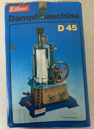 Wilesco Dampfmaschine D45 Steam Engine