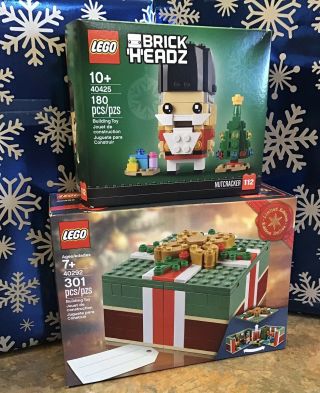 Lego 40292 Gift Box 40425 Nutcracker Brickheadz Christmas