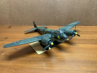 Pro - Built 1/32 Junkers Ju - 88a - 1,  By Revell,  " In - Flight ",  Gear Up,  Crew Figures