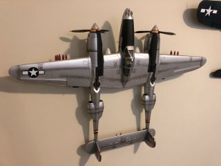 21st Century P - 38 Lightning - World War Ii American Fighter Plane - 1/18