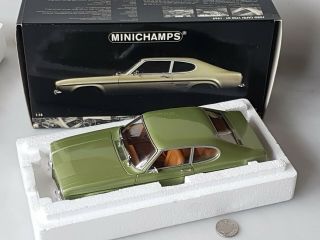 Minichamps Ford Capri Mk 1 1700 Gt 1969 Light Green 1/18 Scale 180908900
