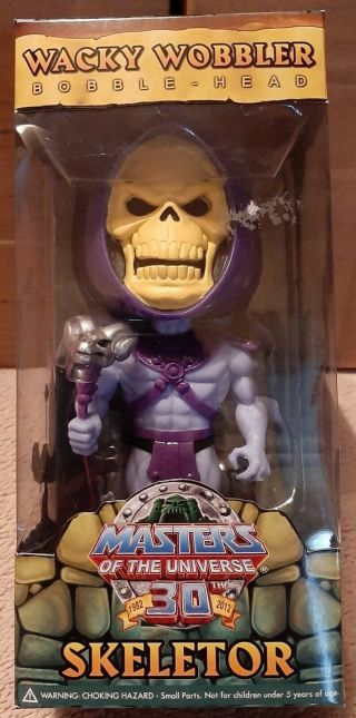 Funko Wacky Wobbler Bobble - Head Masters Of The Universe Skeletor Mib