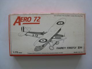1|72 Model Plane Fairey Firefly Iim Aeroclub D12 - 3044