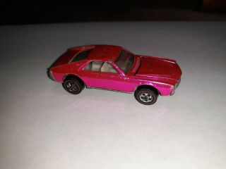 Hot Wheels Redline Custom Amx.  Pink
