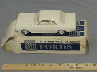Amt 1966 Ford Falcon Futura Sports Coupe 260 2 Dr Ht Dealer Car Promo White Nib