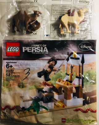 Lego Brickmaster Set 20017 Prince Of Persia,  2 Brown Camel Animal Figures