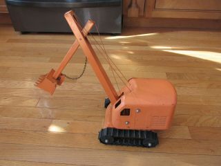 VTG Structo Construction Co Shovel Digger Earth Mover Pressed Steel Toy - 22 