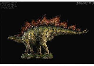 Rebor Stegosaurus Armatus Garden Woodland Resin Statue