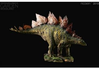 REBOR Stegosaurus Armatus Garden Woodland Resin Statue 2