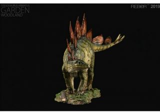 REBOR Stegosaurus Armatus Garden Woodland Resin Statue 3