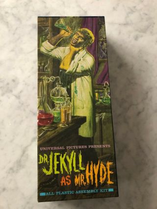 1964 Aurora Dr Jekyll Mr Hyde Model Kit Box & Instructions Only
