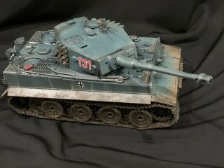 1/35 Pro Built And Weathered Tiger I German Ww2 Tank Model Kit Tamiya